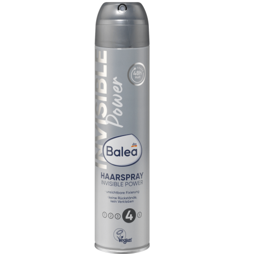 Лак для фіксації тонкго волосся Balea Invisible Power 300мл Лак для фіксації тонкго волосся Balea Invisible Power 300мл